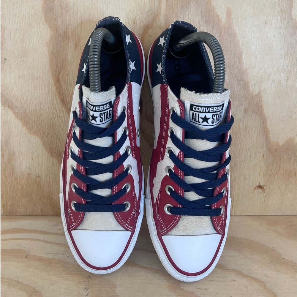 Converse All Star - CT Low Flags - Sneakers - Red/Blue - Women's - 8 - 148835F - Picture 7 of 9